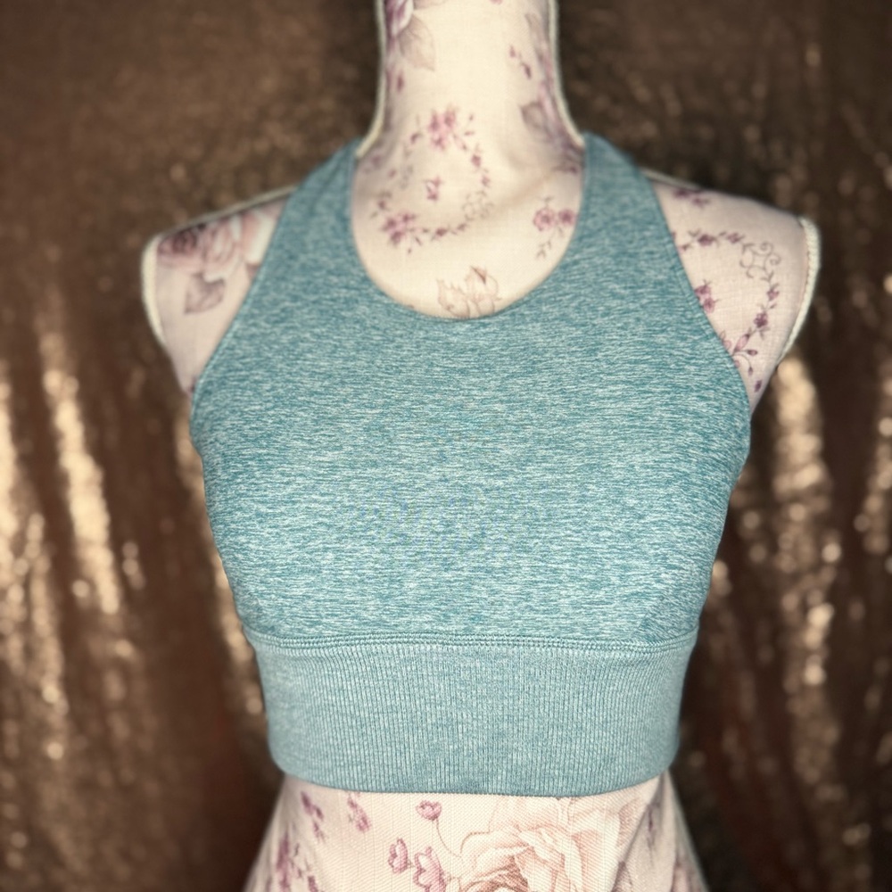 ALO Yoga Teal Sports Bra